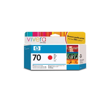 KAZETA HP C9456A No. 70, 130ml, red cartridge with Vivera Ink. (C9456A)