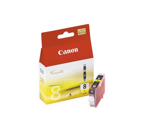 kazeta CANON CLI-8Y yellow Pixma iP4200/5300, MP500/530/600/610/800 (280 str.) (0623B001)