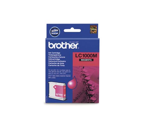 kazeta BROTHER LC-1000 Magenta DCP-330C/540CN (400 str.) (LC1000M)