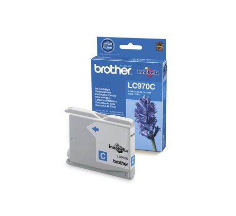 kazeta BROTHER LC-970 Cyan DCP-135C/150C, MFC-235C/260C (300 str.) (LC970C)