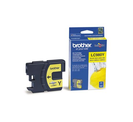 kazeta BROTHER LC-980 Yellow DCP-145C/165C (300 str.) (LC980Y)