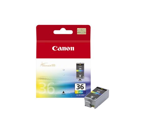kazeta CANON CLI-36 color PIXMA iP100/iP110/TR150, mini 260 (249 str.) (1511B001)