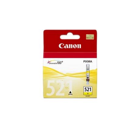 kazeta CANON CLI-521Y yellow MP 540/620/630/980, iP 3600/4600 (460 str.) (2936B001)