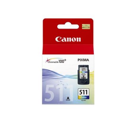 kazeta CANON CL-511C color MP240/250/260/270/490, iP 2700 (244 str.) (2972B001)