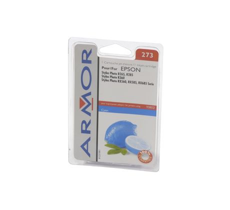 alt. kazeta wecare ARMOR pre EPSON Stylus Photo R265/285, RX585 Cyan (T080240) (K20507W4)