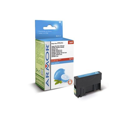 alt. kazeta wecare ARMOR pre EPSON Stylus D78/ DX4000, SX105/405 Cyan (T0712,T0892) (K12315W4)