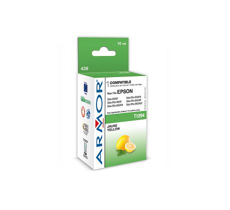 alt. kazeta wecare ARMOR pre EPSON SX425W, Stylus Office BX305F yellow (T129440) (K12595W4)