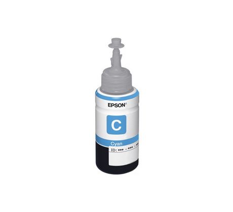 kazeta EPSON TANK L100/L200/L550/L1300/L355/365  Cyan 70ml (4000 str.) (C13T66424A)