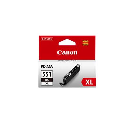 kazeta CANON CLI-551BK XL black MG 5450/6350, iP 7250, MX 925 (500 str.) (6443B001)