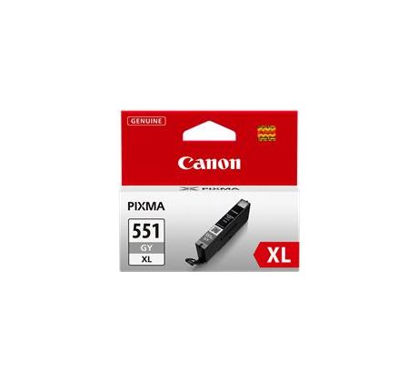 kazeta CANON CLI-551GY XL grey MG 6350, iP 8750 (500 str.) (6447B001)