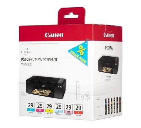 kazeta CANON PGI-29 C/M/Y/PC/PM/R PACK PIXMA Pro 1 (4873B005)