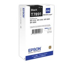 kazeta EPSON WorkForce WF-5620,5690,5190,5000 seria black XXL (4000 str.) (C13T789140)