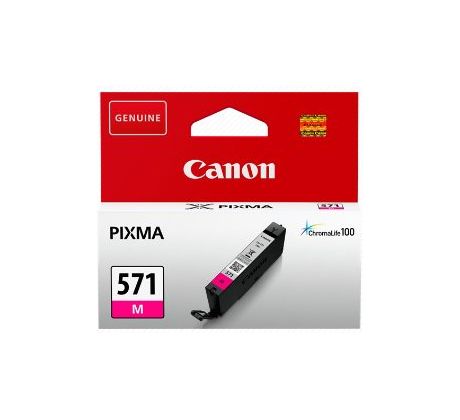 kazeta CANON CLI-571M magenta MG 5750/5751/6850/6851/7750/7751 (182 str.) (0387C001)