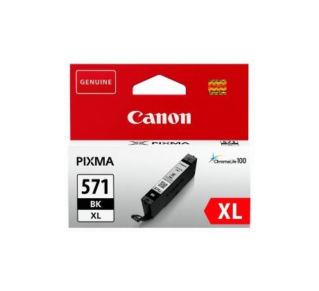 kazeta CANON CLI-571BK XL black MG 5750/5751/6850/6851/7750/7751 (895 str.) (0331C001)