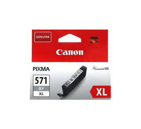 kazeta CANON CLI-571GY XL grey MG 7750/7751/7752/7753 (289 str.) (0335C001)