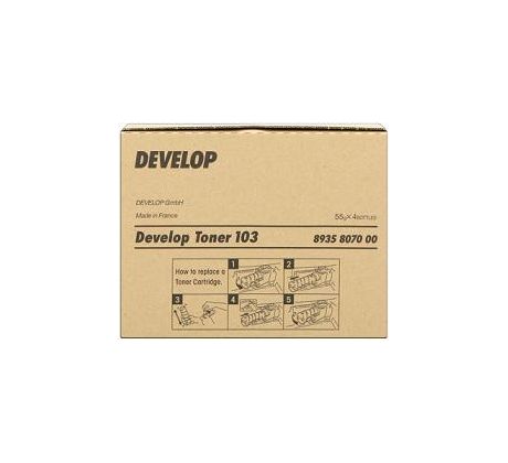 toner DEVELOP 103 black D 1300/1320/1320F (4ks) (8935807)