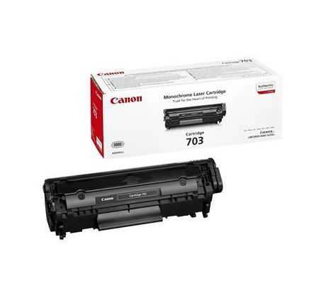 toner CANON CRG-703 black LBP 2900/3000 (2500 str.) (7616A005)