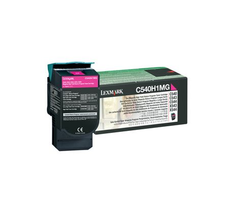 Toner Lexmark C540,C543,C544,X543,X544 Magenta (2000 str.) (C540H1MG)