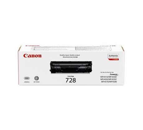 toner CANON CRG-728 black i-SENSYS MF4410/MF4430/MF4450/MF4550D/MF4570DN/MF4580DN (2100 str.) (3500B002)