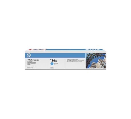TONER HP CE311A Azúrový toner HP126A pre LaserJet Pro CP1025/nw (1000 str.) (CE311A)