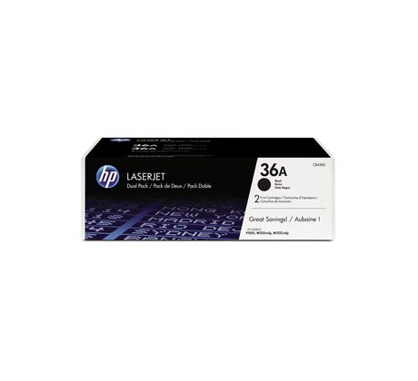 TONER HP CB436AD DualPack Čierny pre LJ P1505 dvojbalenie (2x 2000 str.) (CB436AD)