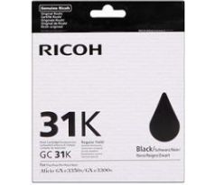 toner RICOH Typ GC 31 LC Black GXe2600/GXe3000N/GXe3300N/GXe3350N/GXe5550 (405688)