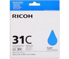 toner RICOH Typ GC 31 LC Cyan GXe2600/GXe3000N/GXe3300N/GXe3350N/GXe5550 (405689)