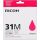 toner RICOH Typ GC 31 LC Magenta GXe2600/GXe3000N/GXe3300N/GXe3350N/GXe5550 (405690)