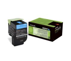 Toner Lexmark CX410/CX510 802HC CYAN (3000 str.) (80C2HC0 / E)