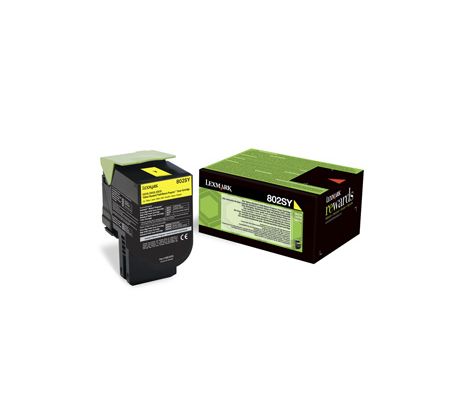 Toner Lexmark CX310/CX410/CX510 802SY YELLOW (2000 str.) (80C2SY)