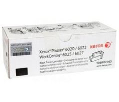 toner XEROX 106R02763 black PHASER 6020/6022, WorkCentre 6025/6027 (2000 str.) (106R02763)