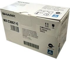 toner SHARP MX-C30GTC Cyan MX-C250/C300/C301/C303/C304 (6000 str.) (MXC30GTC)