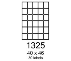 etikety RAYFILM 40x46 univerzálne biele R01001325A (100 list./A4) (R0100.1325A)