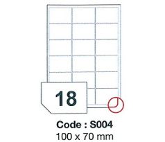 etikety RAYFILM 100x70 univerzálne biele SRA3 R0100S004A (100 list./SRA3) (R0100.S004A)