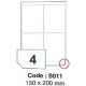 etikety RAYFILM 150x200 univerzálne biele SRA3 R0100S011A (100 list./SRA3) (R0100.S011A)