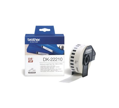 rolka BROTHER DK22210 Continuous Paper Tape (Biela 29mm) (DK22210)