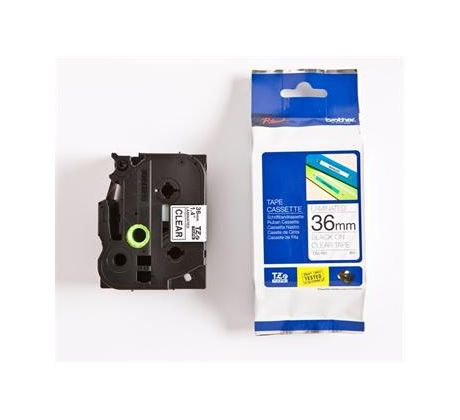 páska BROTHER TZ161 čierne písmo, transparentná páskaTape (36mm) (TZE161)