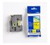 páska BROTHER TZ641 čierne písmo, žltá páska Tape (18mm) (TZE641)