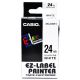 páska CASIO XR-24WE1 Black On White Tape EZ Label Printer (24mm) (XR-24WE1)