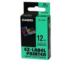 páska CASIO XR-18GN1 Black On Green Tape EZ Label Printer (18mm) (XR-18GN1)