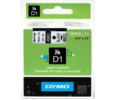 páska DYMO 45803 D1 Black On White Tape (19mm) (S0720830)
