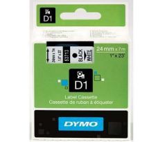 páska DYMO 53713 D1 Black On White Tape (24mm) (S0720930)