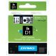 páska DYMO 43610 D1 Black On Transparent Tape (6mm) (S0720770)