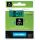 páska DYMO 45019 D1 Black On Green Tape (12mm) (S0720590)