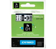 páska DYMO 45800 D1 Black On Transparent Tape (19mm) (S0720820)