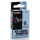 páska CASIO XR-9X1 Black On Clear Tape EZ Label Printer (9mm) (XR-9X1)