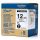 páska BROTHER HGe131 čierne písmo, transparetná páska HQ Tape (12mm) (5 ks) (HGE131V5)