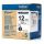 páska BROTHER HGe231 čierne písmo, biela páska HQ Tape (12mm) (5 ks) (HGE231V5)