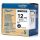 páska BROTHER HGe631 čierne písmo, žltá páska HQ Tape (12mm) (5 ks) (HGE631V5)