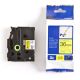 páska BROTHER TZFX661 čierne písmo, žltá páska FLEXIBLE ID Tape (36mm) (TZEFX661)